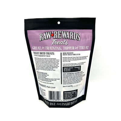 Northwest Naturals Pork Liver Treats 3 oz bag