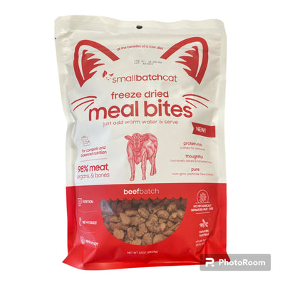 Small Batch Cat Meal Bites cat food bag