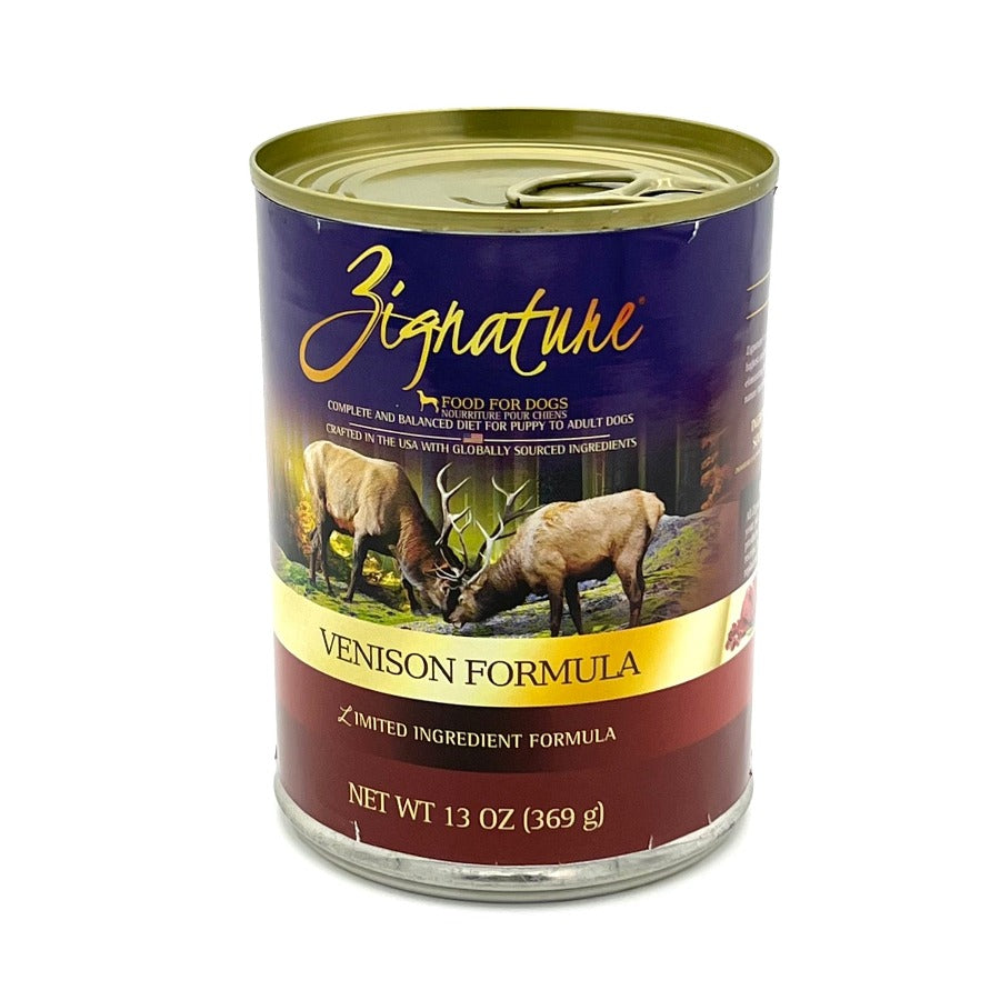 Zignature canned venison