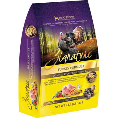 Zignature turkey formula dog food