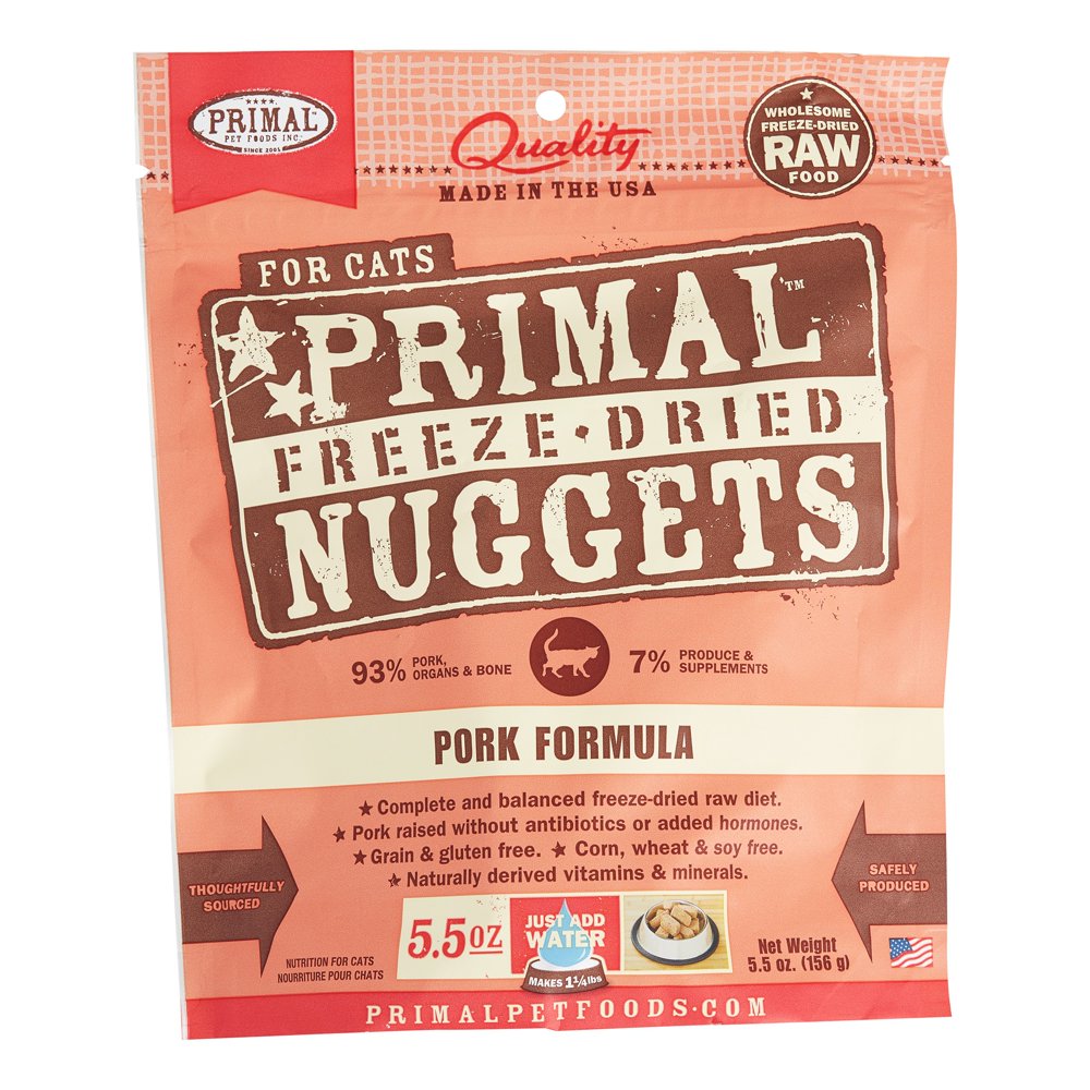 Primal Pork Nuggets for Cats