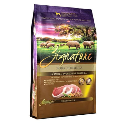 Zignature pork Formula dry dog food