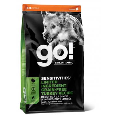 Go Sensitivities limited ingredient grain free turkey recipe