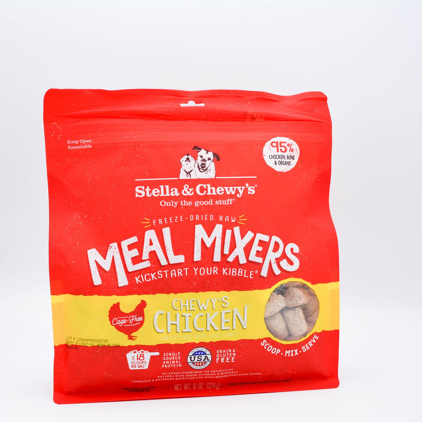 Stella and Chewy's chicken meal mixers