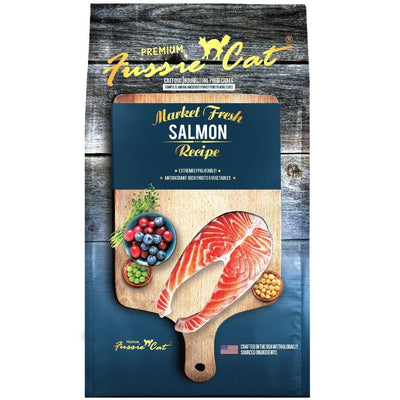 Fussie cat salmon cat food bag