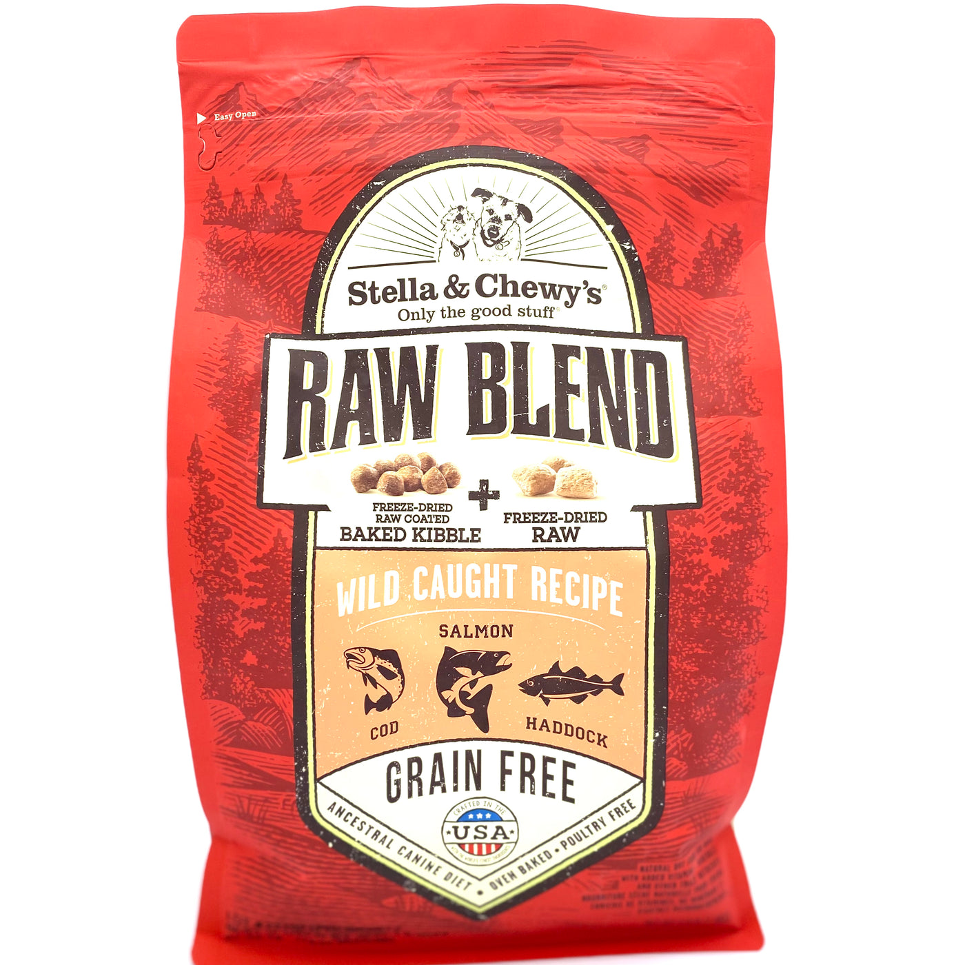 Stella & Chewy's Raw Blend Wild Caught Kibble 3.5 lb