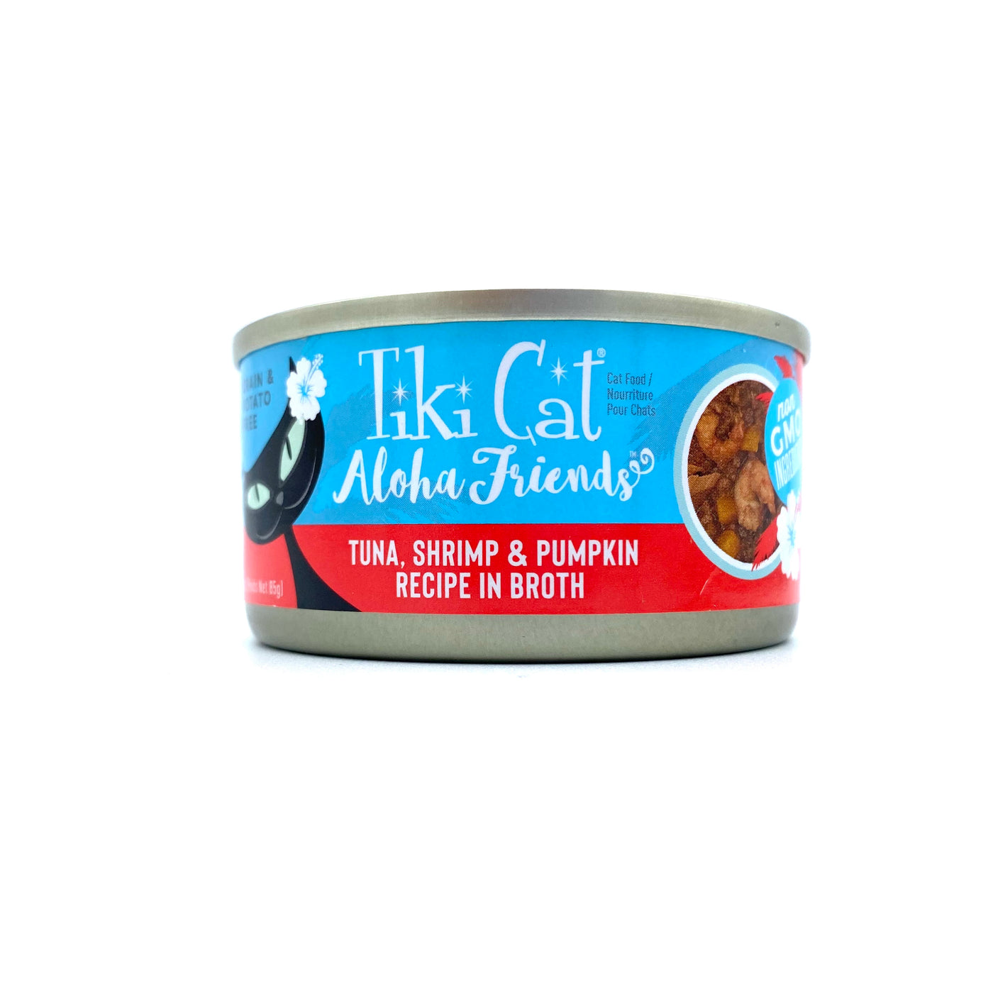 Tiki Cat Aloha Friends Tuna Shrimp Pumpkin 3oz