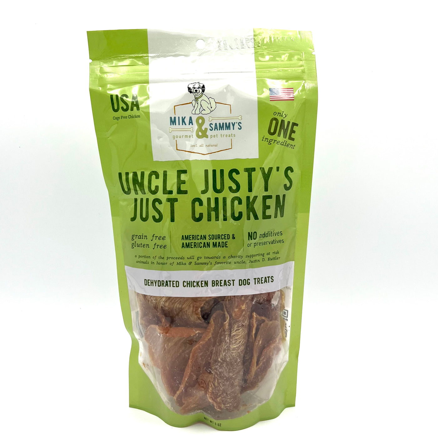 Mika & Sammy's Uncle Justy Chicken 5oz