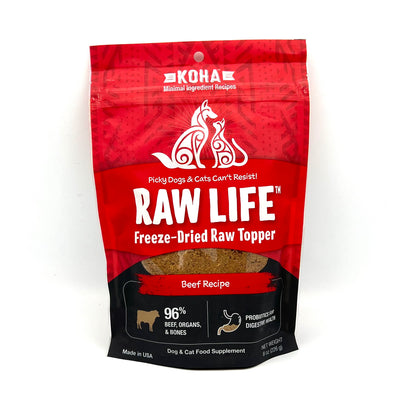 Koha free dried raw beef topper