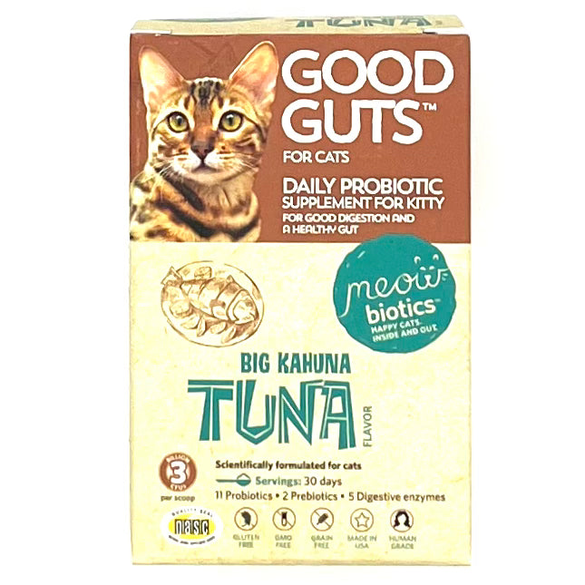 Hair ball buster tuna chowdah cat food bag