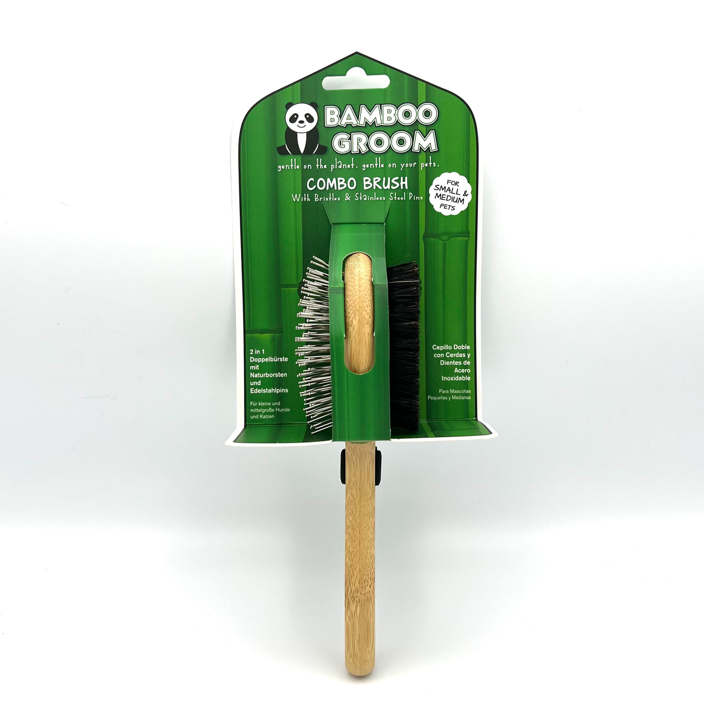 Bamboo Groom Combo Brush Small