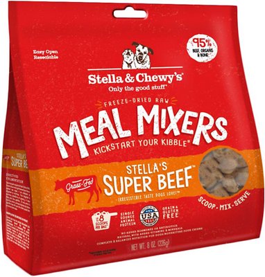 Stella and Chewy's super beef meal mixers