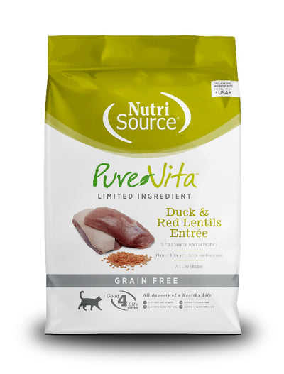 Pure Vita duck and red lentils dry dog food