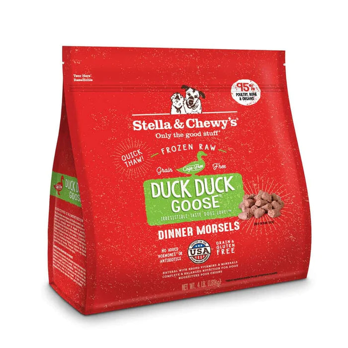 Tantalizing duck frozen dog food