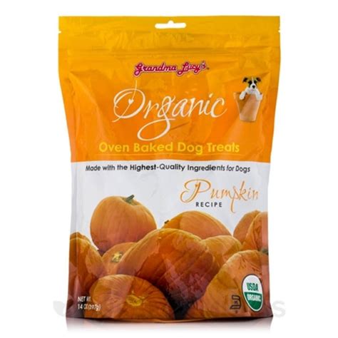 Organic Pumpkin Oven Baked Dog Treats