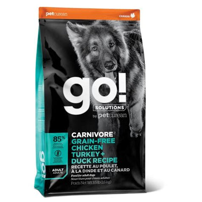 Go Carnivore duck recipe dry dog food